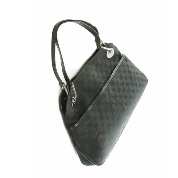 Authentic Gucci XL black shoulder bag signature GG monogram Amazing Condition! - Picture 5 of 14